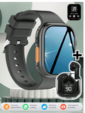ZhiKexing Reloj Inteligente + Auriculares, Pantalla HD de 2.01 Pulgadas,