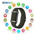 Pulsera inteligente SENBONO, rastreador de actividad para hombres y mujeres, banda de fitness,
